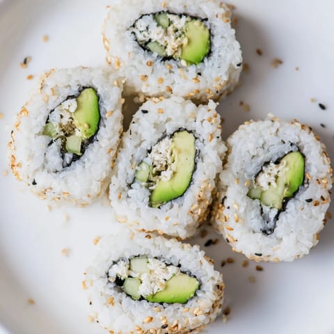 California crab avocado roll