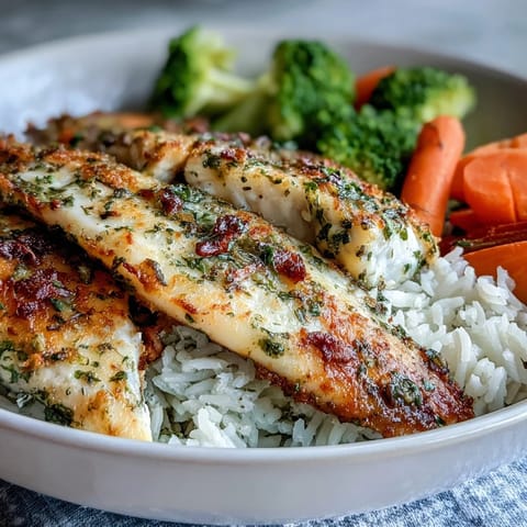 Baked Tilapia Bowl