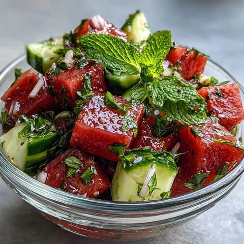 Summer Watermelon Cucumber Mint