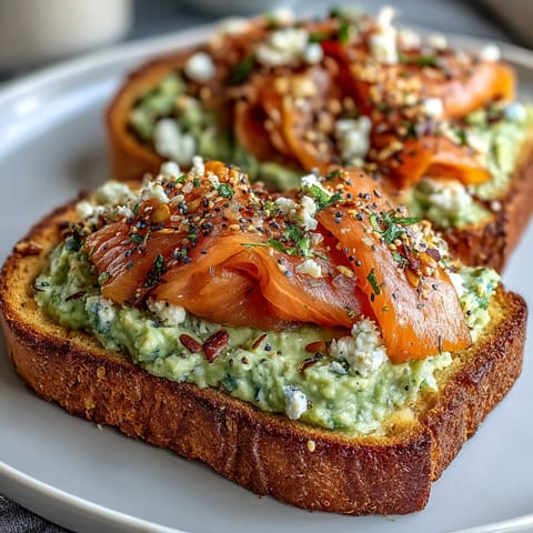 Keto Avocado Toasts Salmon
