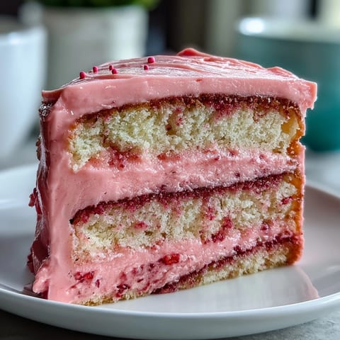 Galentines Cake Strawberry Buttercream