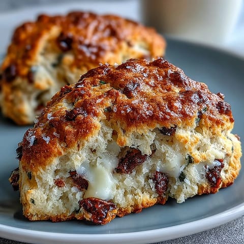 Blueberry Lemon Sourdough Scones