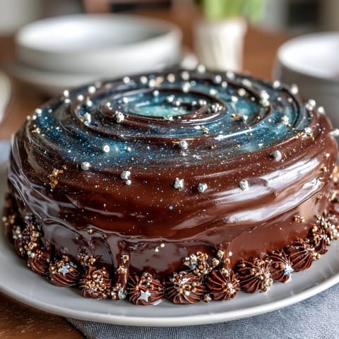 Galaxy Graduation Cake Stars