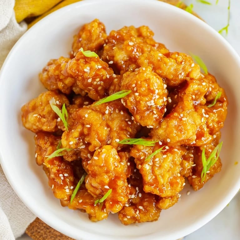 Homemade Orange Chicken: imagine savory, fried chicken pieces, swimming in a vibrant, zesty orange glaze.