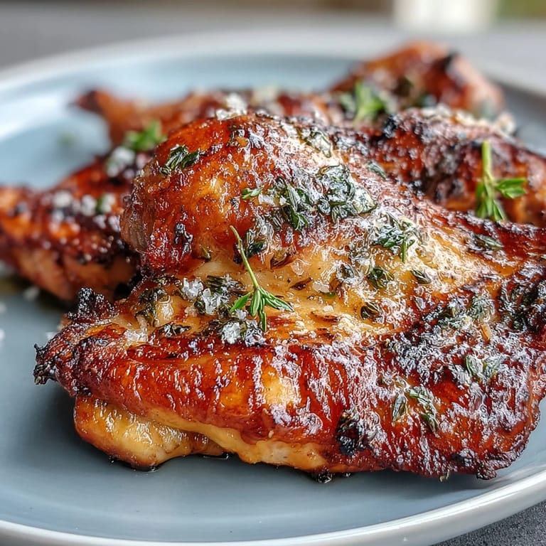 Comforting roasted chicken dish topped with crumbly feta and fresh herbs.