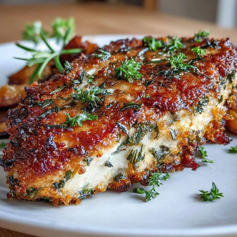 Succulent herb-crusted chicken and a colorful medley of roasted root vegetables create a satisfying, gluten-free sheet pan meal.
