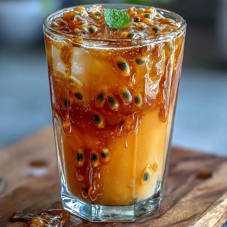 Savor this colorful Tropical Sunrise Mocktail with bright fruit flavors and grenadine swirl.